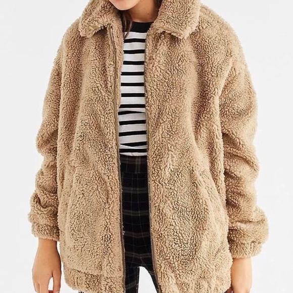 fuzzy jacket urban